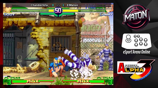 Street Fighter Alpha 3 • Luchas en linea • ChanderVZLA_ vs ElMaton • #casualplay (2025/05/23)