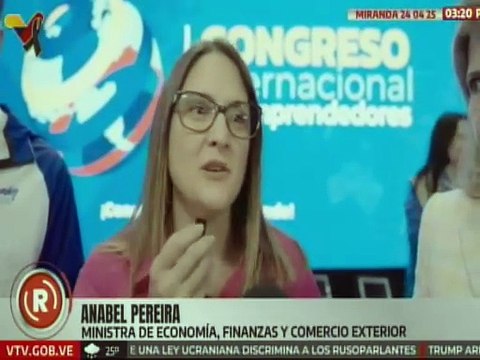 Min. Anabel Pereira resaltó el potencial exportador durante el Congreso Internacional de Emprendedores