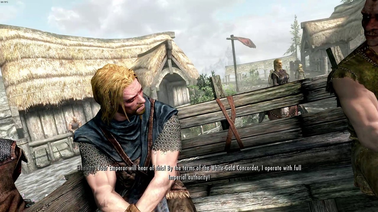 Skyrim Special Edition. Opening Scene Overhaul with slower speed of the Carriages