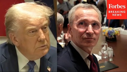 Trump Asked Point Blank If NATO Is 'Sacrosanct' In Front Of Former NATO Secretary General