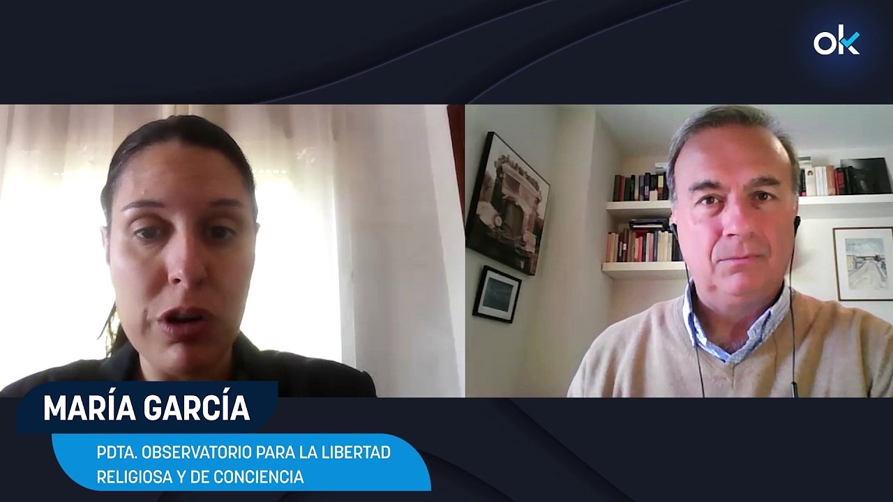 María García (Observatorio de Libertad Religiosa): "Con Sánchez sale gratis mofarse de los católicos"