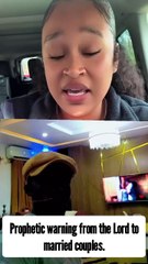 Prophetic warning to married couples ‼️