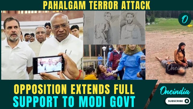 Pahalgam Horror: Rahul Gandhi, Owaisi Stand United With Government After Pahalgam Terror Attack