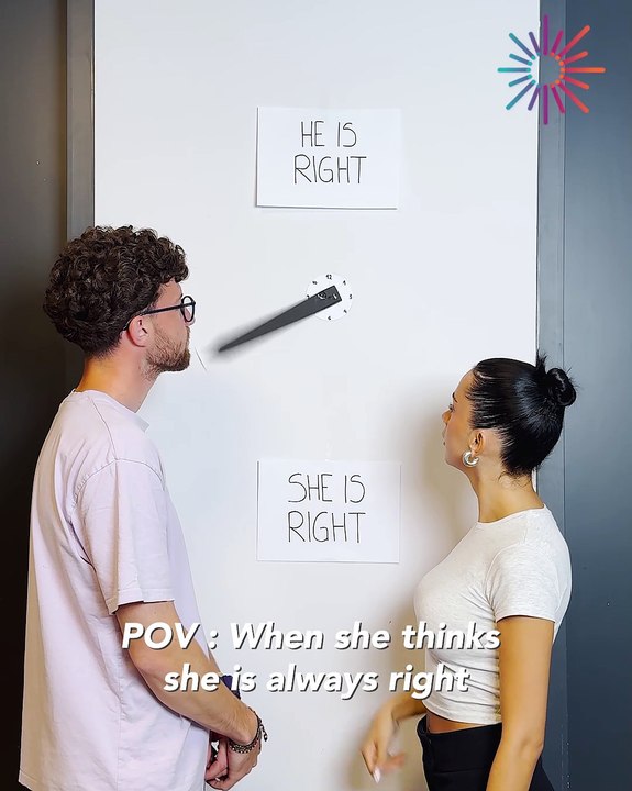 When your girlfriend thinks she's always right! 😆💁‍♀️
