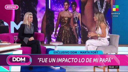 ♥ MARTA FORT Y EL VÍNCULO CON RICARDO; "Nunca me sentí alejada de mi papá"