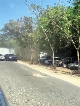 Rastra provoca múltiple accidente y fuerte congestionamiento vehicular en la carretera a Jucutuma en SPS