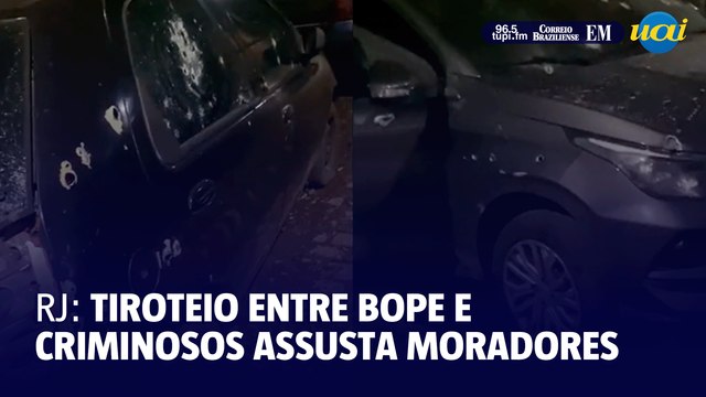 Tiroteio intenso entre BOPE e criminosos assusta moradores em Curicica