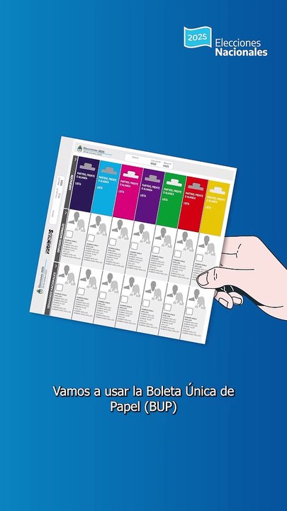 ¿Cómo se vota con la Boleta Única de Papel?