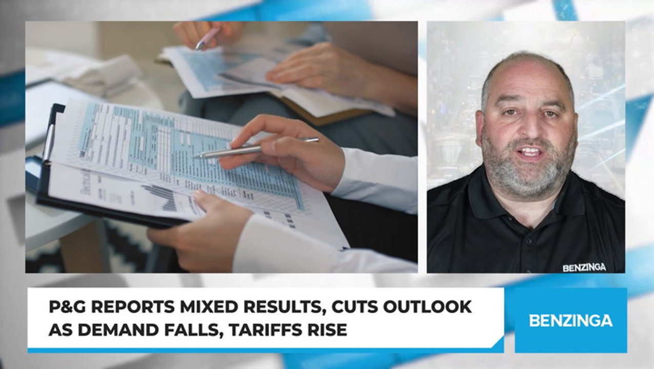 P&G Reports Mixed Results, Cuts Outlook As Demand Falls, Tariffs Rise