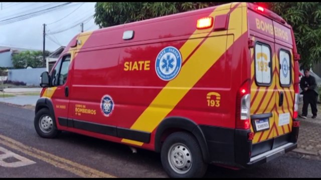 Jovem cai de moto e fica ferido no Pioneiros Catarinenses