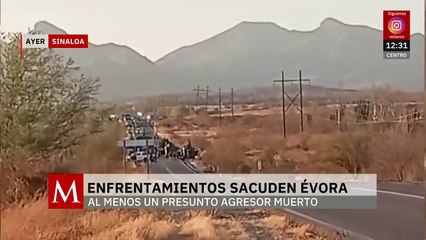 Operativos por aire y tierra y enfrentamientos sacuden la región del Évora en Sinaloa