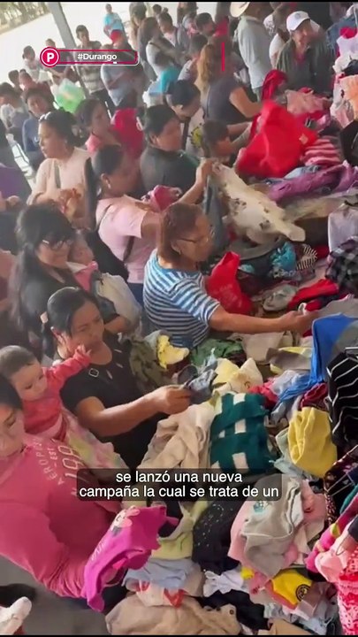 Donación de ropa en Durango