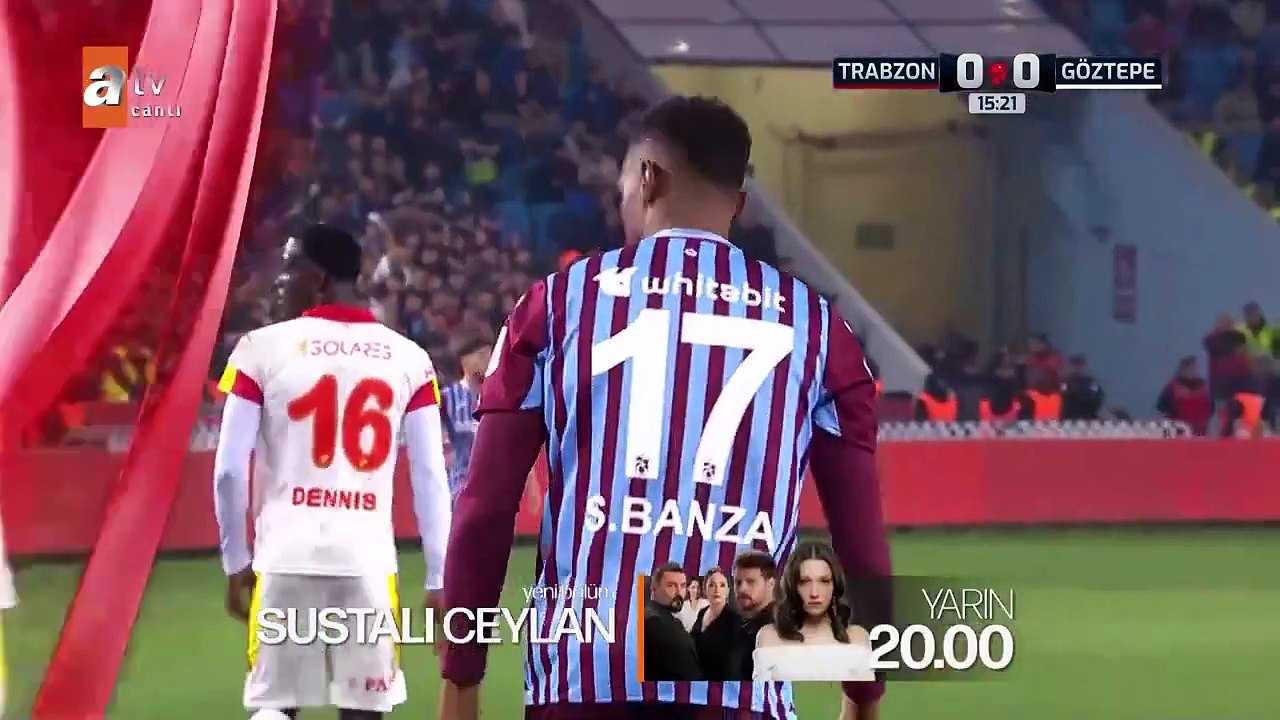 Trabzonspor 2-0 Göztepe _ Geniş Maç Özeti _ Ziraat Türkiye Kupası Yarı Final _ 24.04.2025