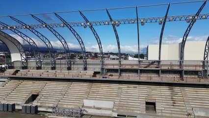 ext-Avances en techado e iluminación en nuevo estadio de Herediano-240425