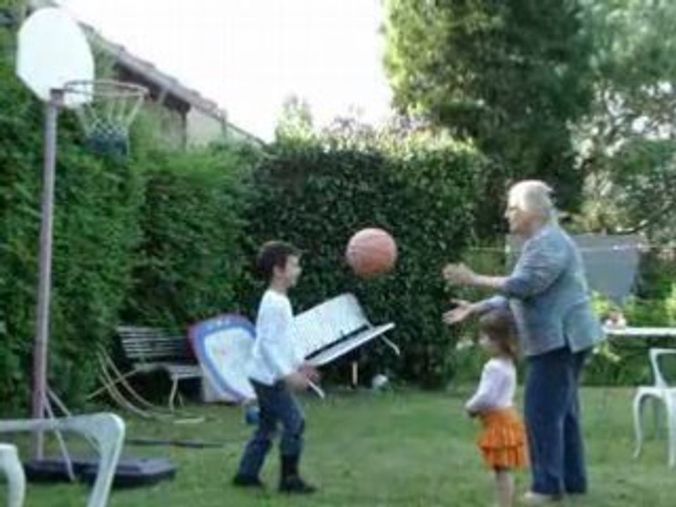 Basketball with grandma