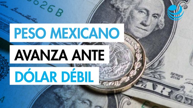 Peso mexicano se aprecia levemente ante debilitamiento del dólar; cierra en 19.58 unidades