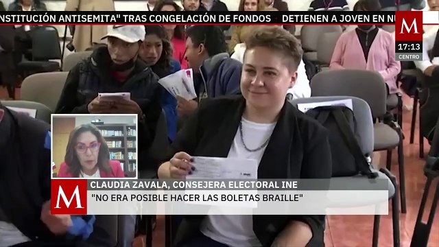Personas con discapacidad podrán ir con acompañante a votar, aclara Claudia Zavala