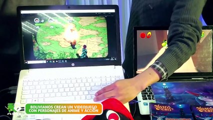 GENERACIÓN ASIA - Bolivianos  crean un videojuego con personajes de anime y acción