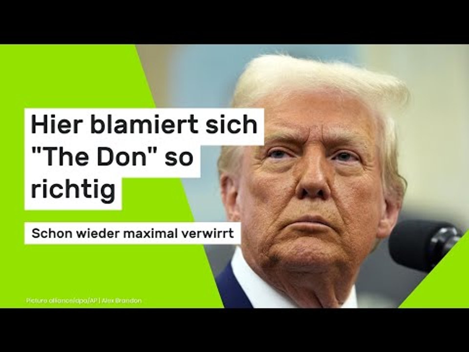 Hier blamiert sich Donald Trump so richtig