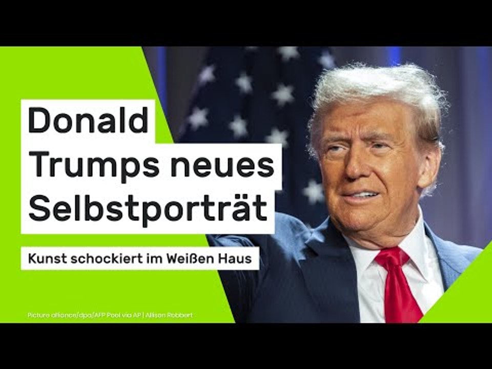 Donald Trump: Neues Selbstporträt schockiert im Weißen Haus