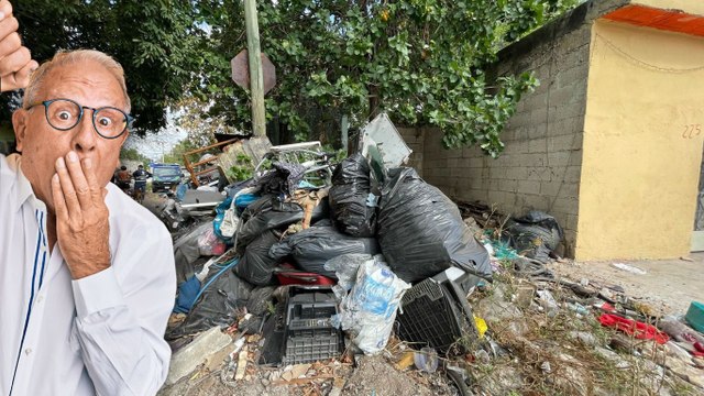 Retiran 40 toneladas de basura de cinco predios en el poniente de Mérida