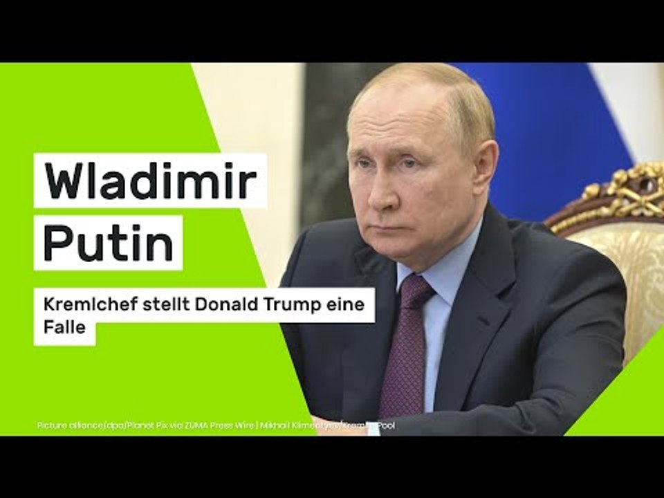 Wladimir Putin: Kremlchef stellt Donald Trump eine Falle