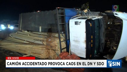 Caos vial tras accidente de camión en DN y SDO | Emisión Estelar SIN con Alicia Ortega