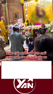 Vợ Quý Bình nhắc nhở các con nghiêm túc trong lễ cúng thất của cha