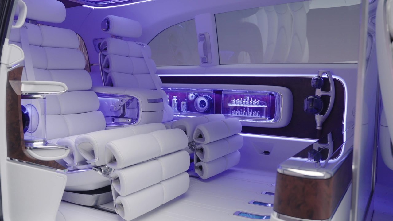 Der Mercedes-Benz Vision V - Neudefinition von luxuriösem Raum - Lounge-Charakter mit ultimativem Komfort