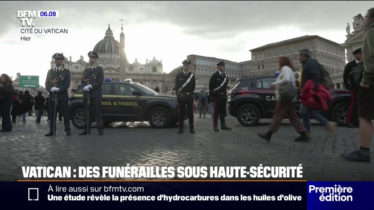 Le Vatican sous haute-sécurité à la veille des funérailles du pape François