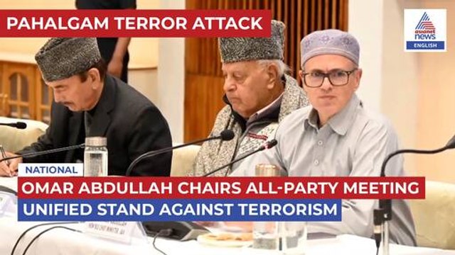 J&K CM Omar Abdullah Chairs All-Party Meeting on Pahalgam Terror Attack | Unified Stand Against Terrorism