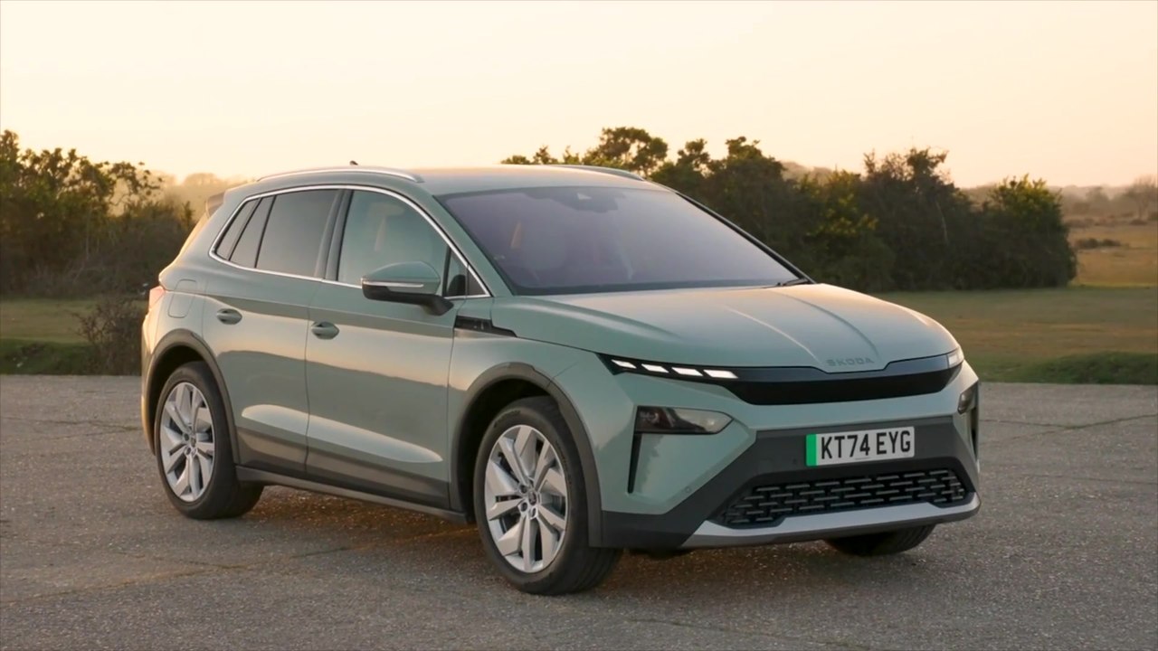 2025 Skoda Elroq Exterior Design in Timiano Green