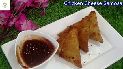 Chicken Cheese Samosa