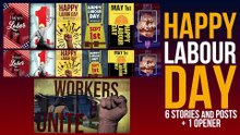Labours Day Pack, Openers ft. america & greeting - AE Template - Worldasr.com