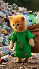 A poor cat insulting by other cats 🐈🐈😺