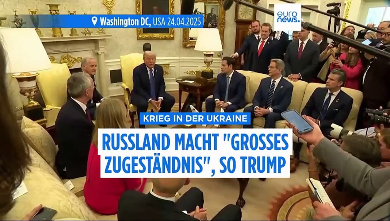 Russlands 'großes Zugeständnis': Ukraine nicht ganz erobert, so Trump