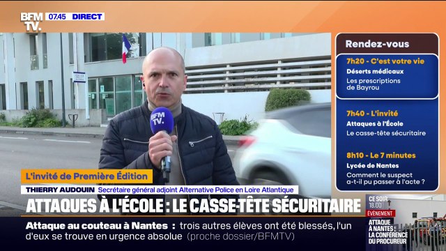 Problèmes psychologiques chez certains jeunes: le secrétaire général adjoint d'Alternative Police en Loire Atlantique dénonce une prise en charge insuffisante