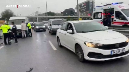 Bakırköy'de zincirleme trafik kazası; yaralılar var