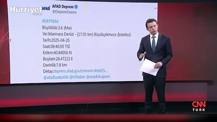 İstanbul'da bir deprem daha! AFAD'dan açıklama geldi