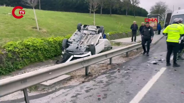 Bakırköy'de zincirleme trafik kazası: Yaralılar var
