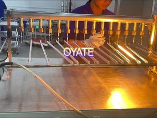 400v 2500w 608mm R7s Half White Plated Halogen Infrared Heat Lamp For Pet Bottle Blowing