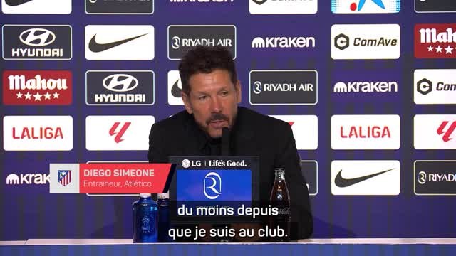 Atlético - Simeone : “Oblak est le meilleur gardien que nous ayons eu ces dernières années”