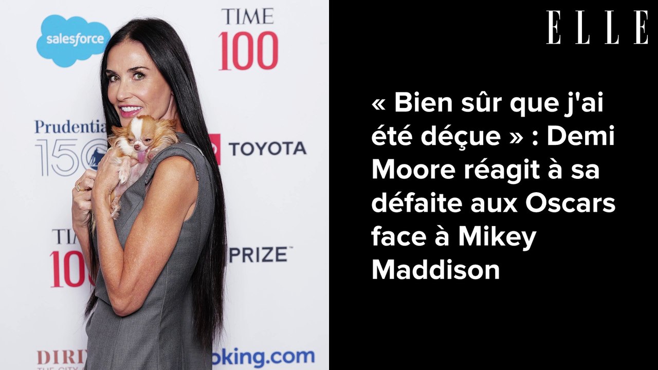 « Bien sûr que j'ai été déçue » : Demi Moore réagit à sa défaite aux Oscars face à Mikey Maddison
