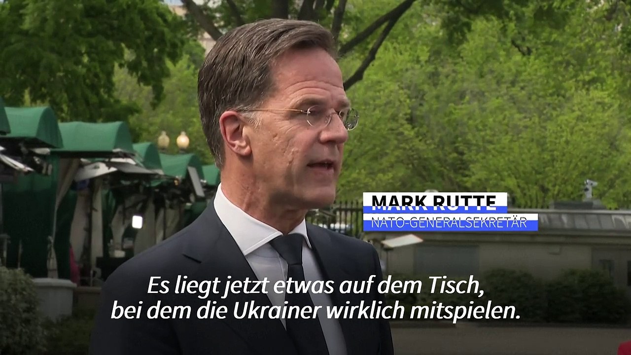 Rutte zu Ukraine-Verhandlungen: 'Ball ist im Feld der Russen'