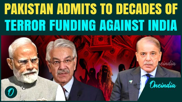 BREAKING: Pakistan Defence Minister Admits Funding Terrorism Against India For 30 Years, Blames U.S