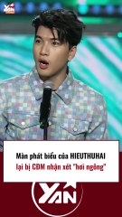 Màn phát biểu của Hieuthuhai bị nhận xét là ngông