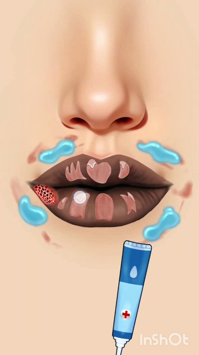 ASMR Relaxing Video. Care Your Lips And Face