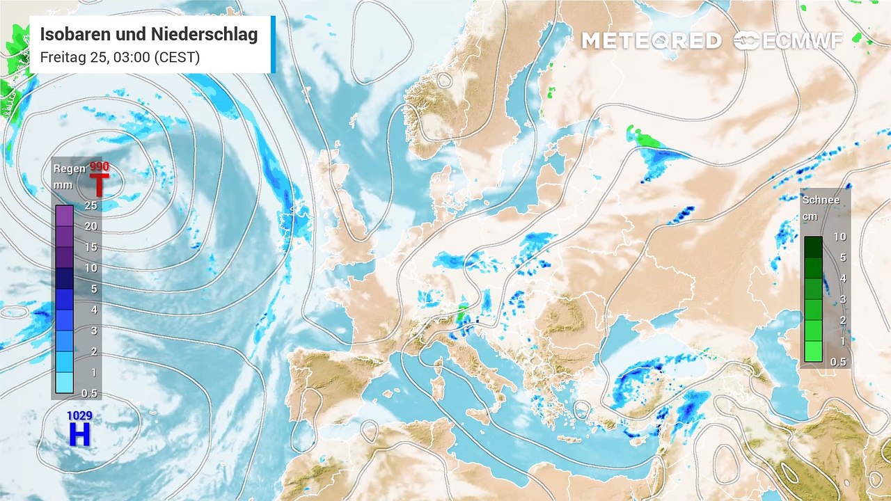 Über Mitteleuropa baut sich hoher Luftdruck auf. Die Folge: viel Sonnenschein und neue Trockenheit.