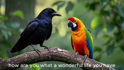 The Crow Who UnHappy in his Life! A Motivational Story! Life Lesson ! Who UnHappy in his Life