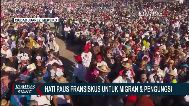 Tak Pernah Luntur, Begini Perjalanan Paus Fransiskus Bela Para Migran dan Pengungsi